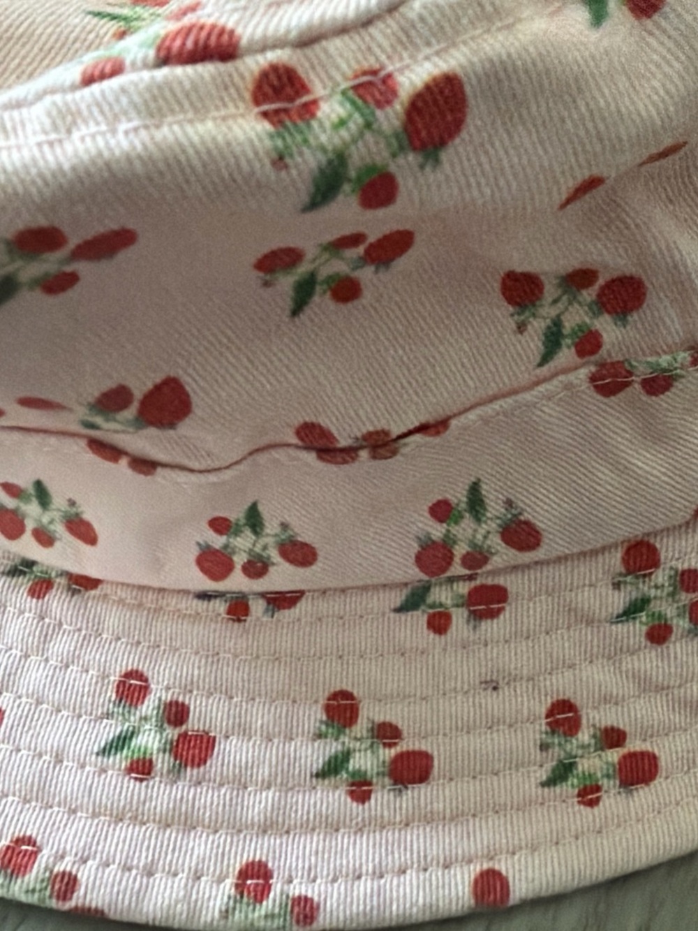 Frankie's Bikinis Pink Cherry Print Bucket Hat - Picture 3 of 3